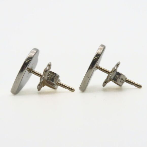 TIFFANY Silver Heart Earrings - Picture 3 of 9